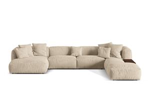Micadoni 5-zits U-bank Martina rechts velvet | 