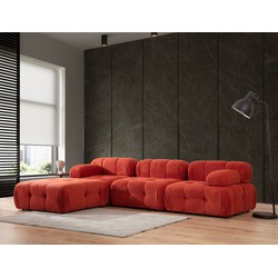Atelier Del Sofa Modulaire zitbank Bubble Deluxe ribstof | 