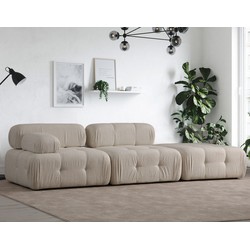 Atelier Del Sofa Modulaire zitbank rechts Bubble Deluxe bouclé | 
