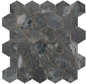 Jabo Luxury Dark hexagon mozaïek 26x27cm