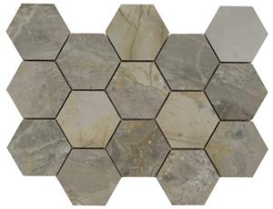 Jabo Luxury Nature hexagon mozaïek 33x23cm