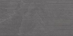 Jabo Overland Antracite Groove vloertegel 60x120cm gerectificeerd