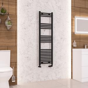 Eastbrook Wendover handdoekradiator 40x140cm 542W zwart mat