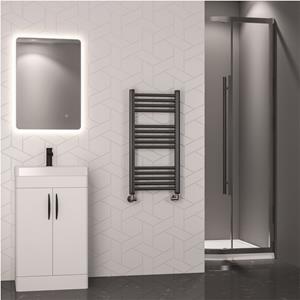 Eastbrook Wendover handdoekradiator 40x80cm 261W brons geborsteld