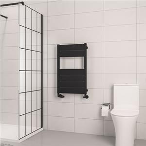 Eastbrook Kingswood handdoekradiator 50x80cm 438W zwart mat