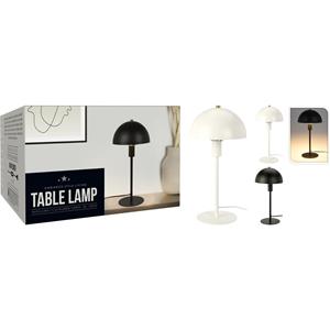 Home & Styling Tafellamp Metaal Zwart 18x36cm