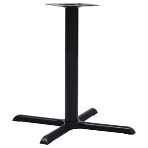 vidaXL Bistrotafelpoot 76x76x72 cm gietijzer zwart