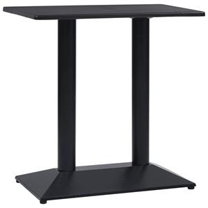 vidaXL Bistrotafelpoot 70x40x72 cm gietijzer zwart