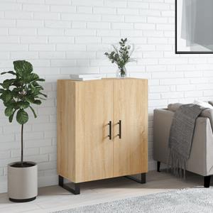 vidaXL Dressoir 69,5x34x90 cm bewerkt hout sonoma eikenkleurig