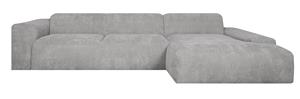 NADUVI Collection 5-zitshoekbank Hilton rechts ribstof | 