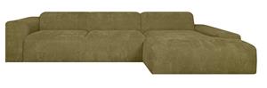 NADUVI Collection 5-zitshoekbank Hilton rechts ribstof | 