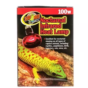 Zoo Med Nocturnal Red Infrared Heat Lamp 100W