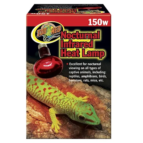Zoo Med Nocturnal Red Infrared Heat Lamp 150W