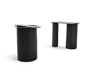 DELIFE Tischgestell Troa Metall Schwarz für Tischplatten ab 200 cm