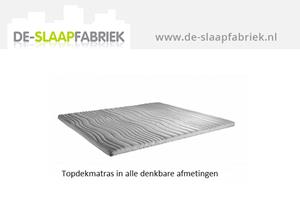 Sgaap Topper koudschuim op maat, 5 cm hoog