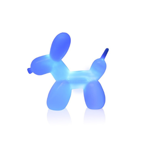 Bitten design Balloon Dog oplaadbaar lampje blauw