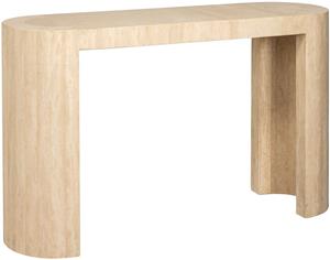 Richmond Interiors Richmond Ovale Sidetable Biltmore Travertin, 140cm - Beige