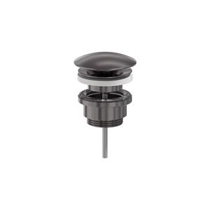 MAY Designplug  Always Open Geborsteld Carbon Black PVD
