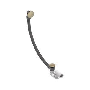 MAY Badoverloopset  Incl. Sifon Geborsteld Mat Goud PVD