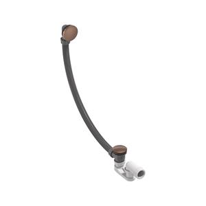 MAY Badoverloopset  Incl. Sifon Geborsteld Mat Koper PVD