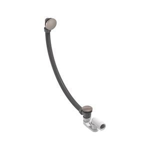 MAY Badoverloopset  Incl. Sifon Geborsteld Nickel PVD