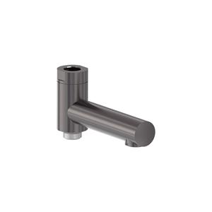 MAY Baduitloop  Voor Regendoucheset 1/2 Aansluiting Geborsteld Carbon Black PVD