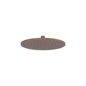 MAY Hoofddouche  Medium 25 cm met Antikalk Nozzles Geborsteld Mat Koper PVD