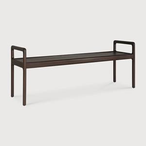 Ethnicraft Eetkamerbank Jack Gevernist Mahoniehout, 150cm - Donkerbruin