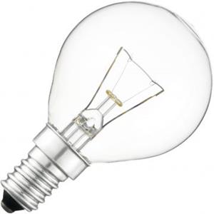 Gloeilamp | Kleine fitting E14 | Kogellamp | Helder | 45mm | 15W