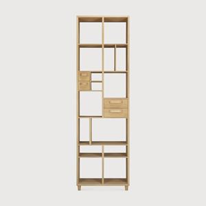 Ethnicraft Wandrek Pirouette Geolied Eikenhout, 200 x 60cm - Naturel