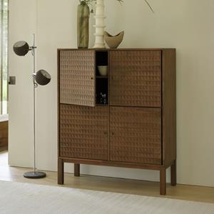 Ethnicraft Buffetkast Sono Gevernist Teakhout, 144 x 116cm - Light Brown