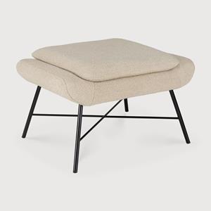 Ethnicraft Hocker Barrow Structuurstof - Off White