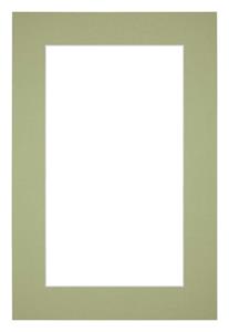 Your Decoration Passe-Partout Lijstmaat 36x48 cm - Fotomaat 20x30 cm - Mintgroen