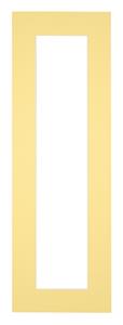 Your Decoration Passe-Partout Lijstmaat 33x98 cm - Fotomaat 20x80 cm - Geel