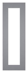 Your Decoration Passe-Partout Lijstmaat 37,5x98 cm - Fotomaat 25x85 cm - Grijs
