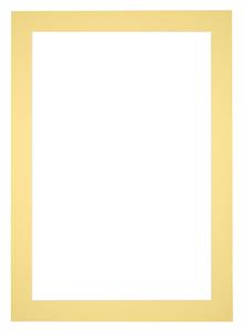 Your Decoration Passe-Partout Lijstmaat 59x84 cm - Fotomaat 50x70 cm - Geel