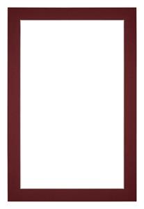 Your Decoration Passe-Partout Lijstmaat 67x98 cm - Fotomaat 55x85 cm - Wijnrood