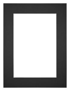 Your Decoration Passe-Partout Lijstmaat 75x98 cm - Fotomaat 60x85 cm - Zwart