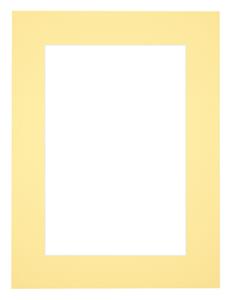 Your Decoration Passe-Partout Lijstmaat 75x98 cm - Fotomaat 60x85 cm - Geel