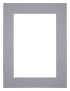 Your Decoration Passe-Partout Lijstmaat 75x98 cm - Fotomaat 60x80 cm - Grijs