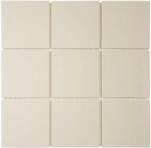 The Mosaic Factory London vierkante mozaïek tegels 95x95 wit