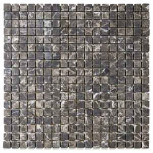 The Mosaic Factory Tegelsample:  Natural Stone vierkante mozaïek tegels 30x30 marble squares