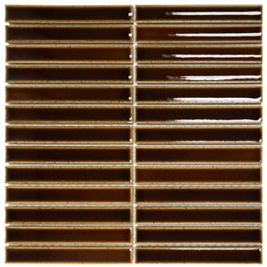 The Mosaic Factory Tegelsample:  Sevilla smalle vinger 2cm mozaïek tegels 30x30 creme caramel