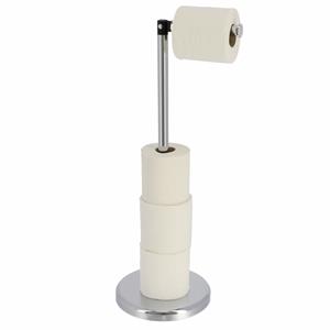 Tendance Toiletrolhouder - vrijstaand - chrome - metaal - 55 cm -
