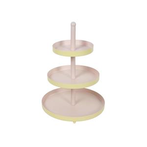 Merkloos Etagere Metaal 3-laags Ø25xh35cm