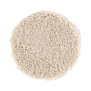 Nest Living Malia Rond Zitkussen Teddystof Wit
