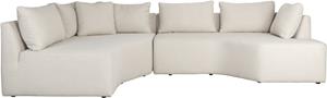 Zuiver Prosper Hoekbank Links Sand| Off-white - Beige