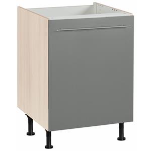 OPTIFIT Gootsteenkast Bern 60 cm breed, met 1 deur, met in hoogte verstelbare poten, met metalen greep