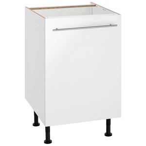 OPTIFIT Gootsteenkast Bern 50 cm breed, met 1 deur, met in hoogte verstelbare poten, met metalen greep