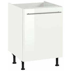 OPTIFIT Gootsteenkast Bern 60 cm breed, met 1 deur, met in hoogte verstelbare poten, met metalen greep
